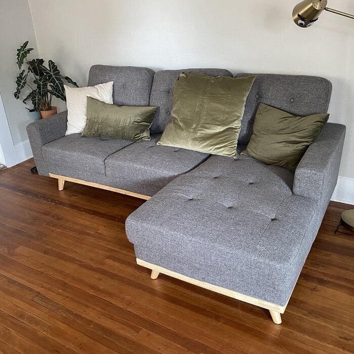 Fairbank 91'' Square Arm Sofa Bed