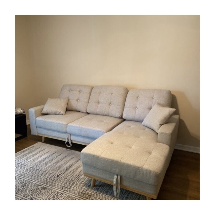 Fairbank 91'' Square Arm Sofa Bed
