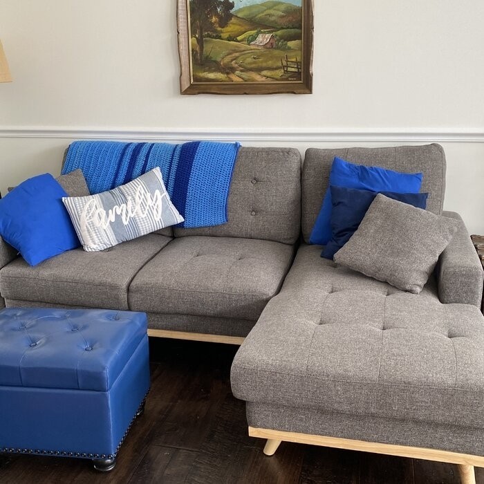 Fairbank 91'' Square Arm Sofa Bed