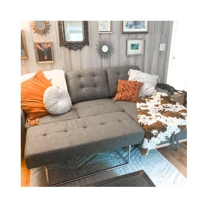 Fairbank 91'' Square Arm Sofa Bed