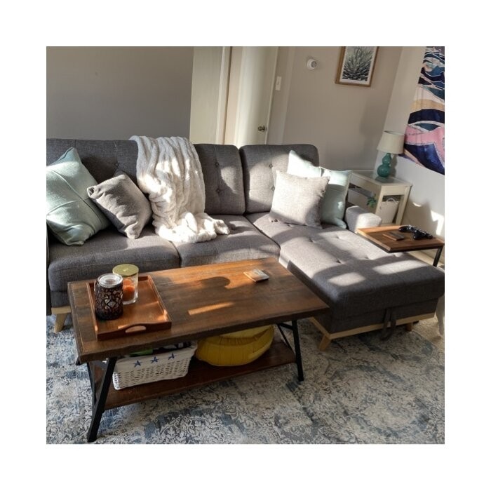 Fairbank 91'' Square Arm Sofa Bed