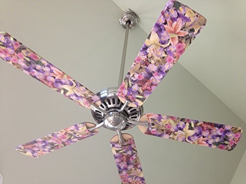 Purple Ceiling Fan Blade Covers 