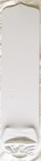 Fancy Blade Ceiling Fan Accessories Blade Cover Decoration, Solid (White)