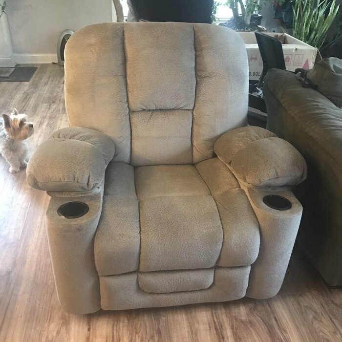 Fason 42.5'' Wide Manual Glider Club Recliner
