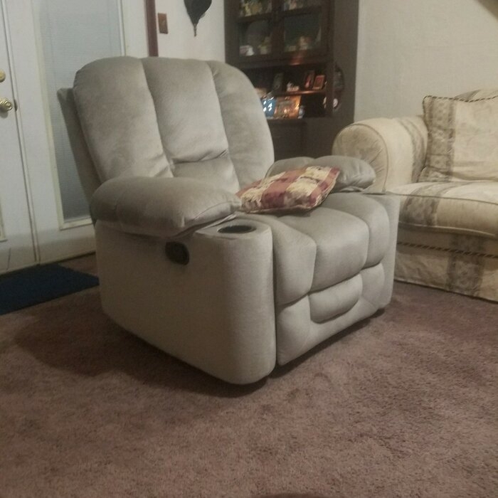 Fason 42.5'' Wide Manual Glider Club Recliner