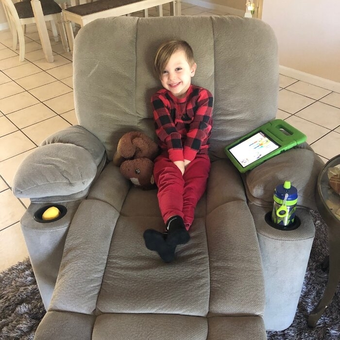 Fason 42.5'' Wide Manual Glider Club Recliner