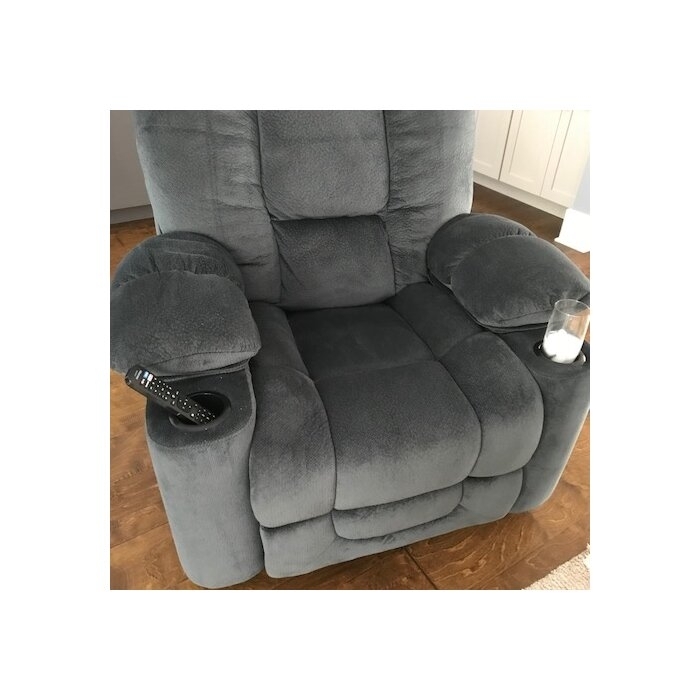 Fason 42.5'' Wide Manual Glider Club Recliner