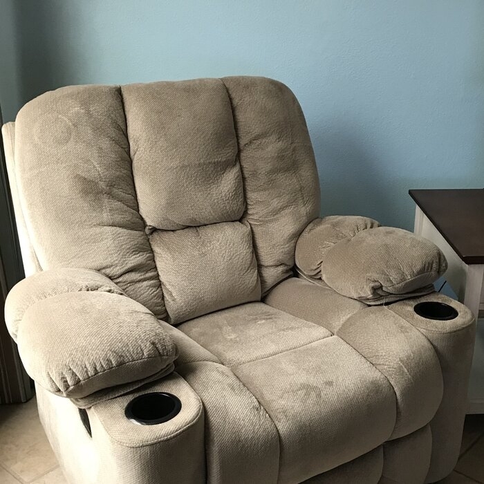 Fason 42.5'' Wide Manual Glider Club Recliner
