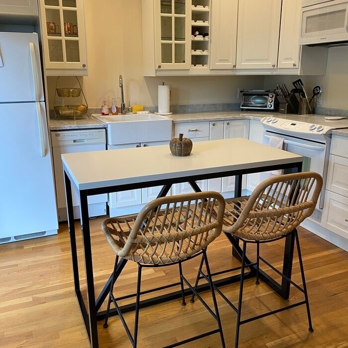 Feltonville Counter Height 24'' Trestle Dining Table