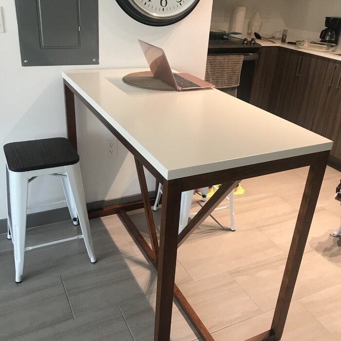 Feltonville Counter Height 24'' Trestle Dining Table