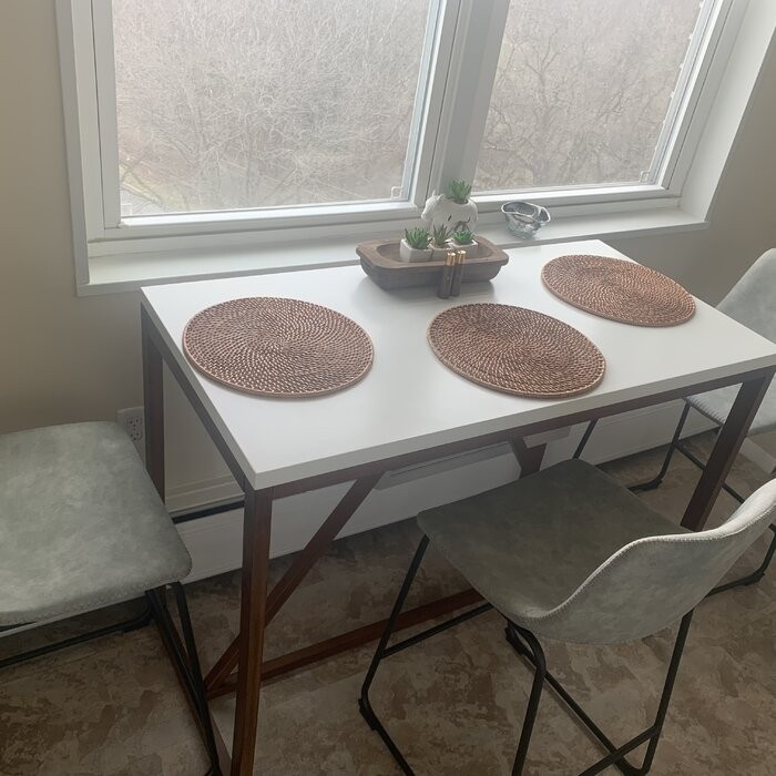 Feltonville Counter Height 24'' Trestle Dining Table