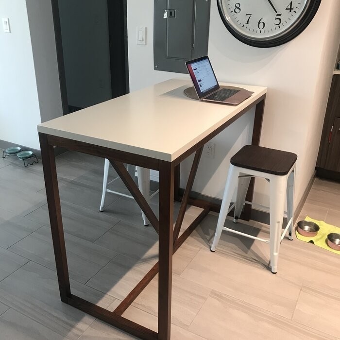 Feltonville Counter Height 24'' Trestle Dining Table