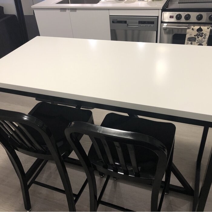 Feltonville Counter Height 24'' Trestle Dining Table