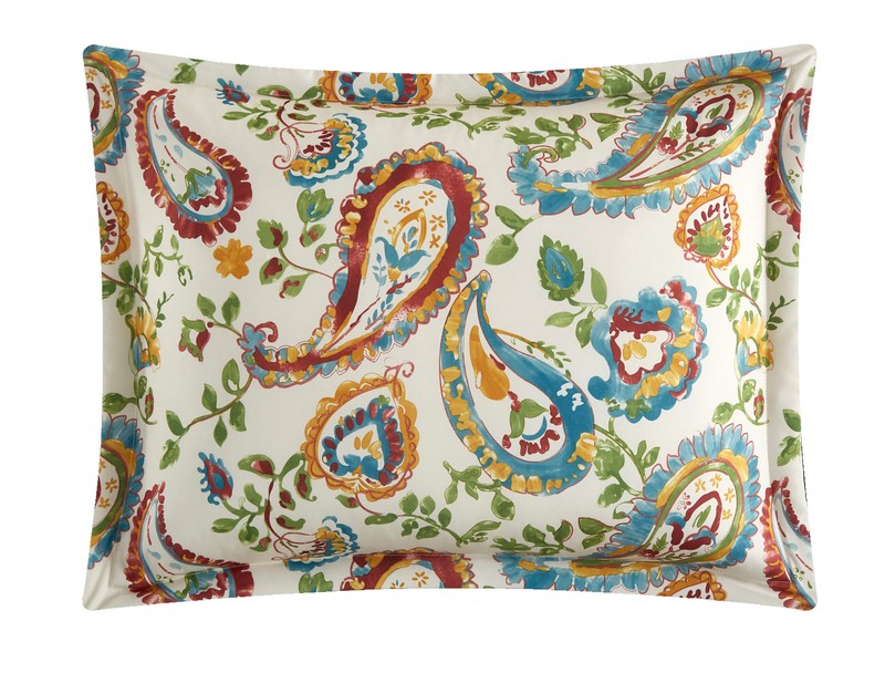 Flanderson Green/Blue/Red Microfiber Traditional 7 Piece Comforter Set
