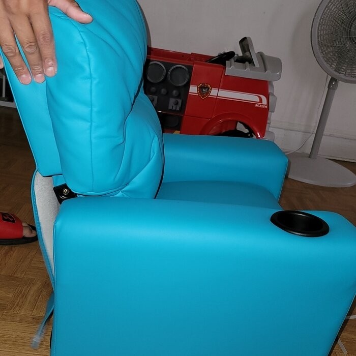 Forman Kids Recliner and Ottoman with Cup Holder