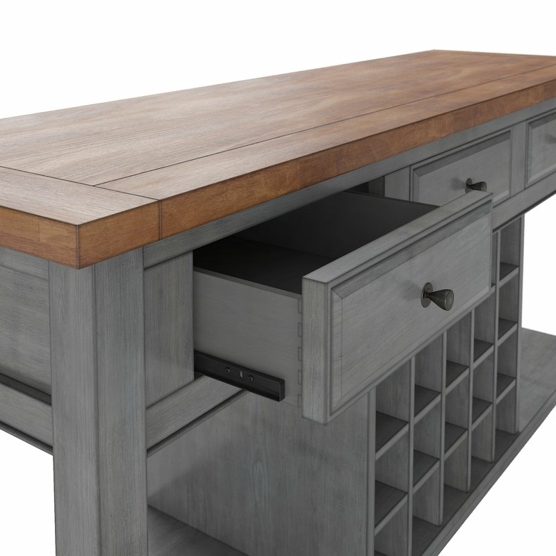 Fortville 62'' Wide 3 Drawer Buffet Table
