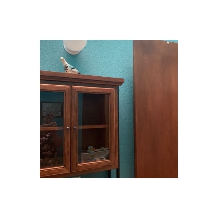 Foxborough 25.5'' W x 67.5'' H x 8'' D Solid Wood Over-The-Toilet Storage