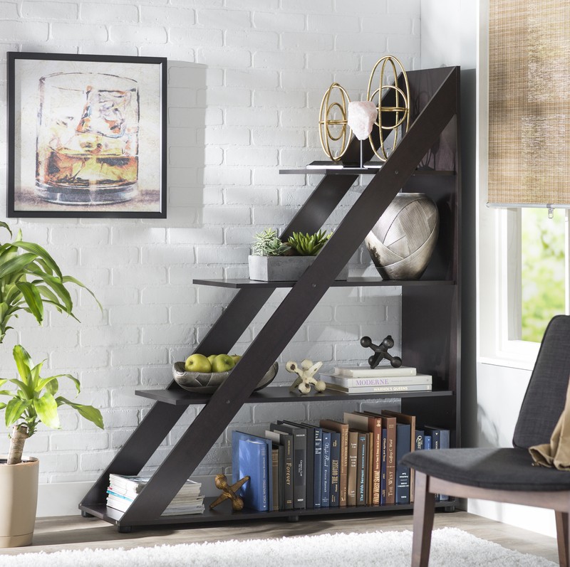 Frankel 59'' H x 47.75'' W Corner Bookcase