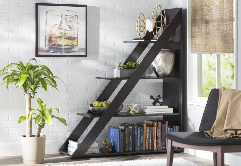 Frankel 59'' H x 47.75'' W Corner Bookcase