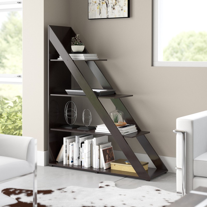 Frankel 59'' H x 47.75'' W Corner Bookcase