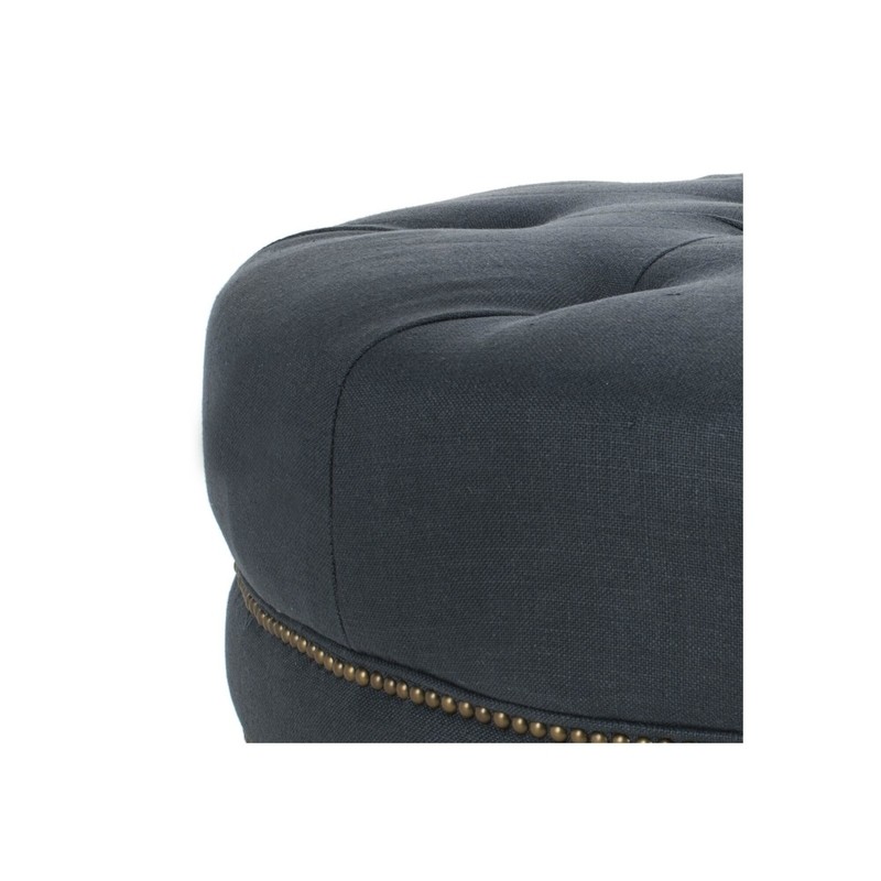 Frasier 43.5'' Wide Tufted Round Cocktail Ottoman