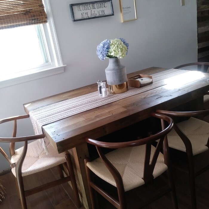 Frederickson Extendable Pine Solid Wood Dining Table