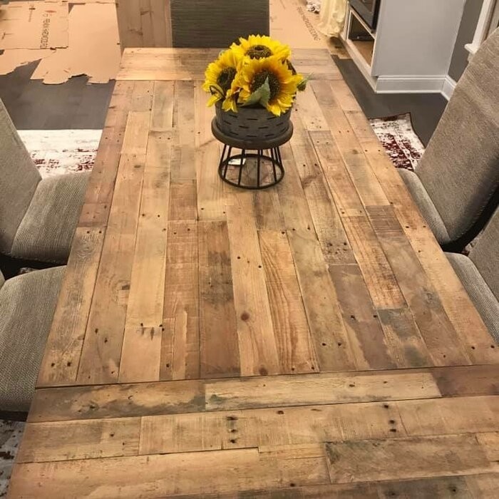 Frederickson Extendable Pine Solid Wood Dining Table