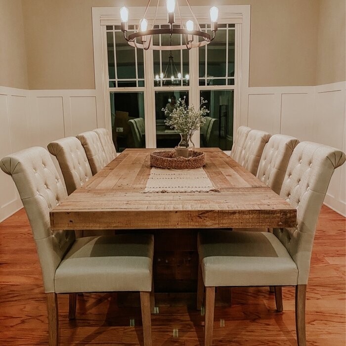 Frederickson Extendable Pine Solid Wood Dining Table