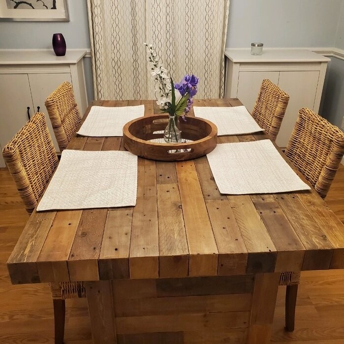 Frederickson Extendable Pine Solid Wood Dining Table