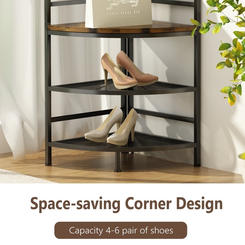Garate 17.7'' Wide Hall Tree with Shoe Storage