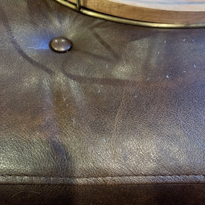 Gendron 62'' Wide Genuine Leather Tufted Rectangle Cocktail Ottoman