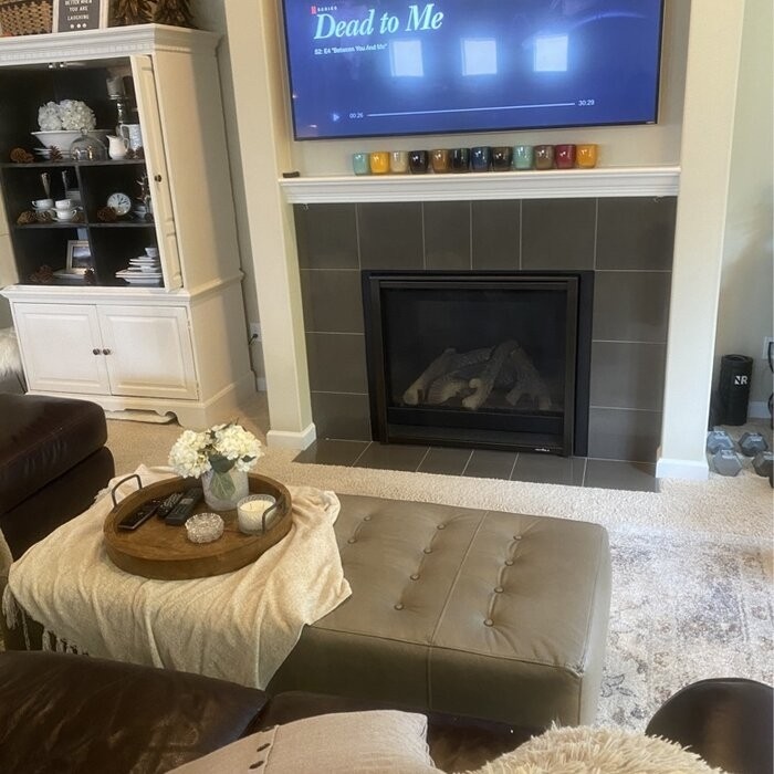 Gendron 62'' Wide Genuine Leather Tufted Rectangle Cocktail Ottoman