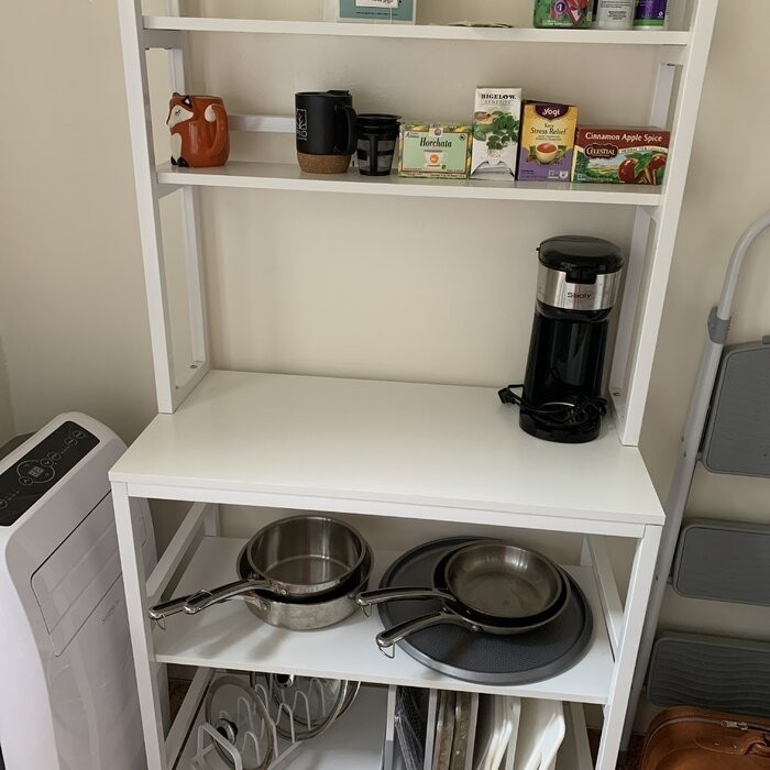 Geyer 31.5'' Iron Standard Baker's Rack with Microwave Compatibility