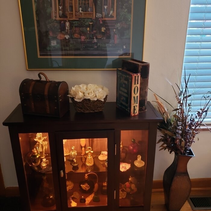 Gilboa 32'' Wide Display Stand with Lighting