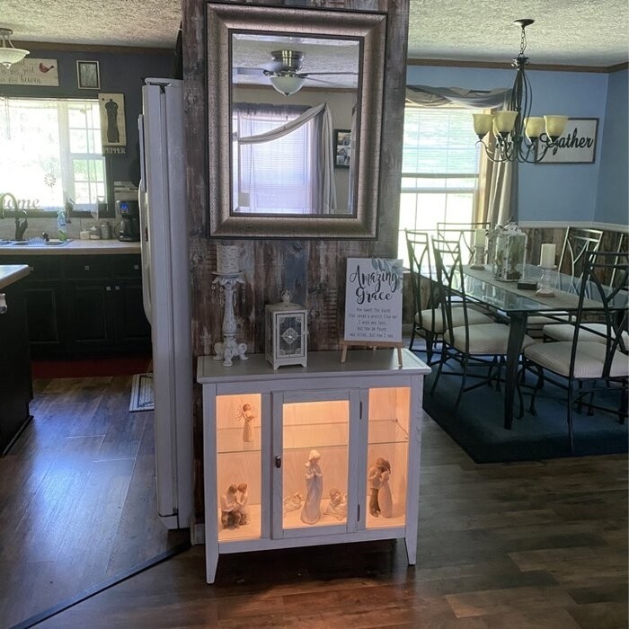 Gilboa 32'' Wide Display Stand with Lighting