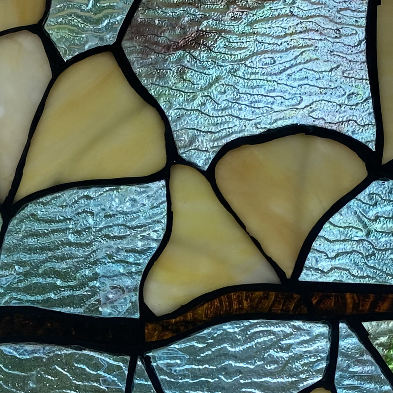 Ginkgo Leaf Window Panel