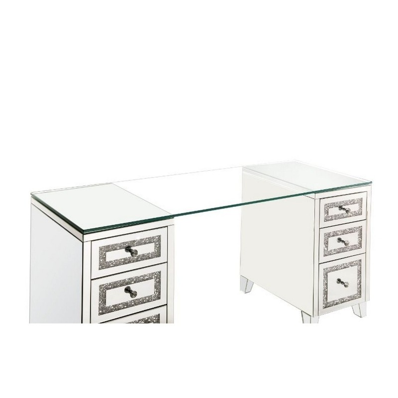 Glass Executive Desk