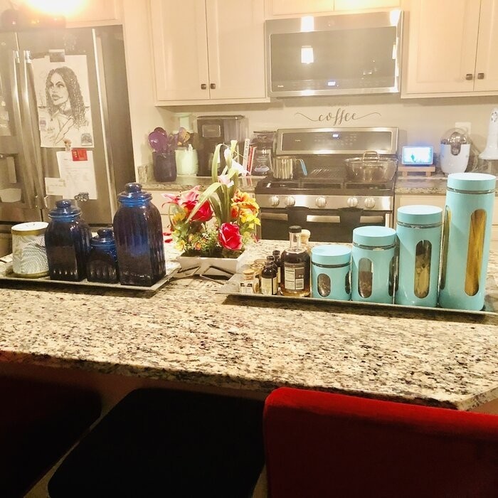 Glass Kitchen Canister Set