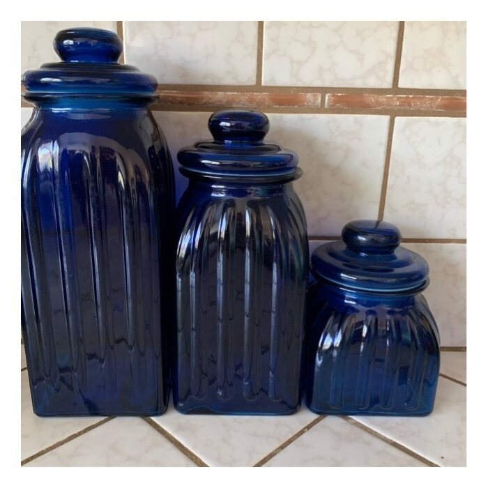 Glass Kitchen Canister Set