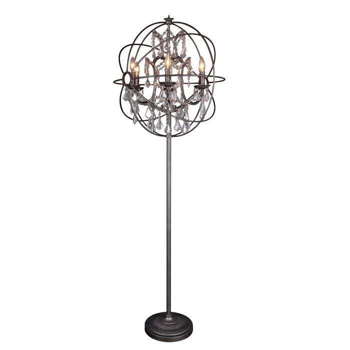 globe chandelier floor lamp