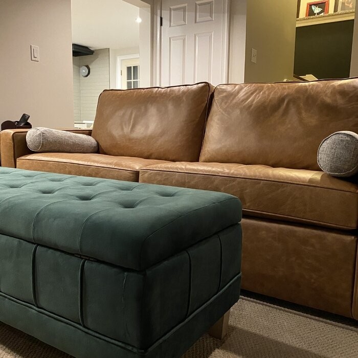 Gloria 52'' Wide Velvet Tufted Rectangle Storage Ottoman with Storage
