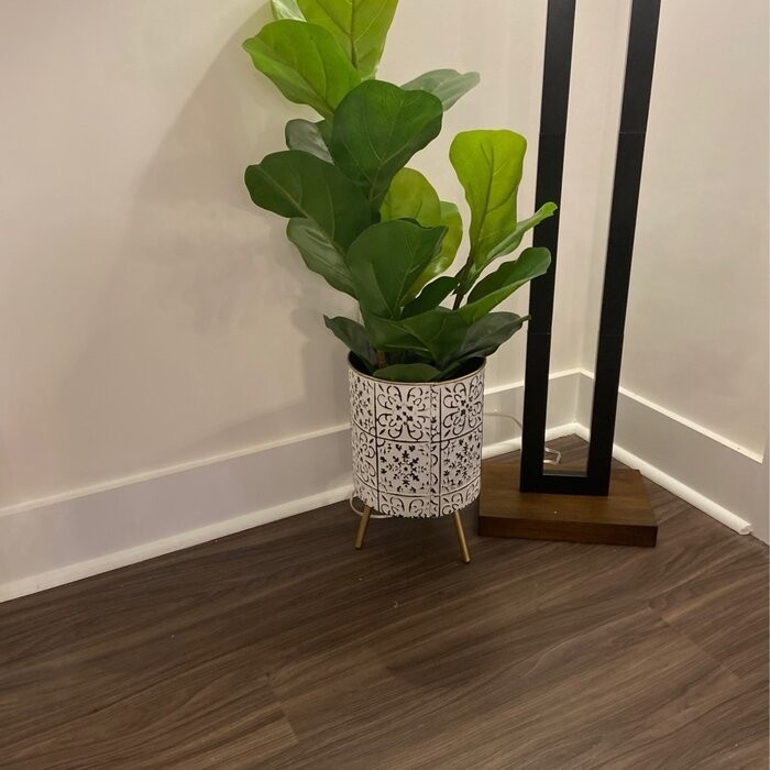 Godeus 2-Piece Metal Pot Planter Set