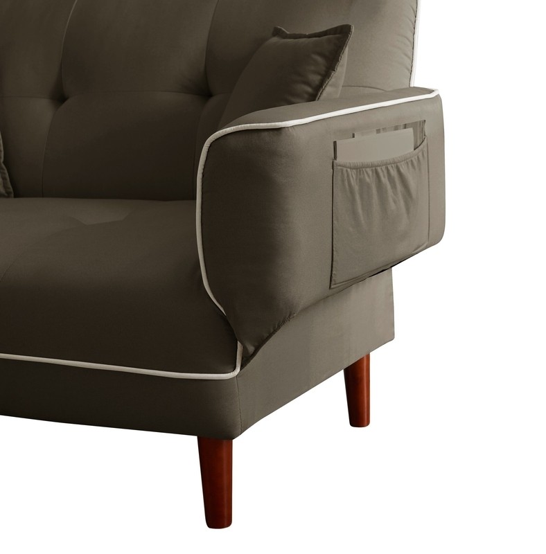 Goggans 71.6'' Round Arm Reclining