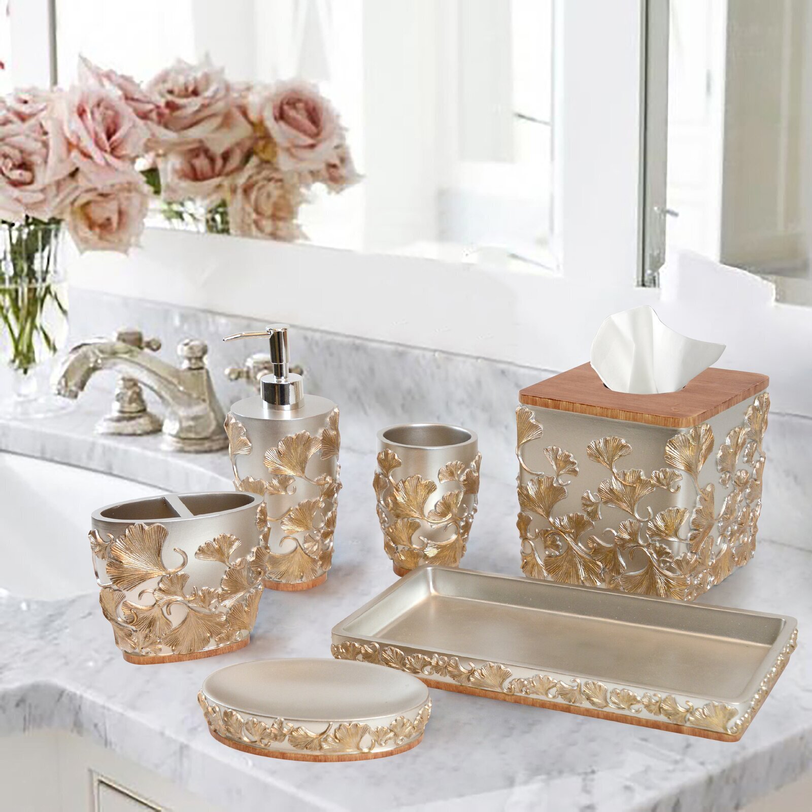 Gold Bathroom Accessories - Foter