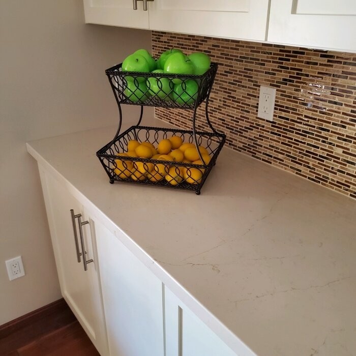 Gourmet Basics by Mikasa Loop and Lattice Fruit Basket