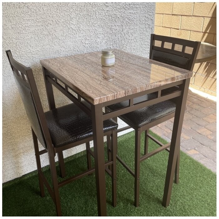 Gulledge 2 - Person Bar Height Dining Set