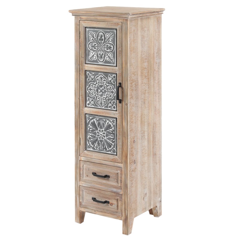 Habib 48.1'' Tall 1 - Door Accent Cabinet