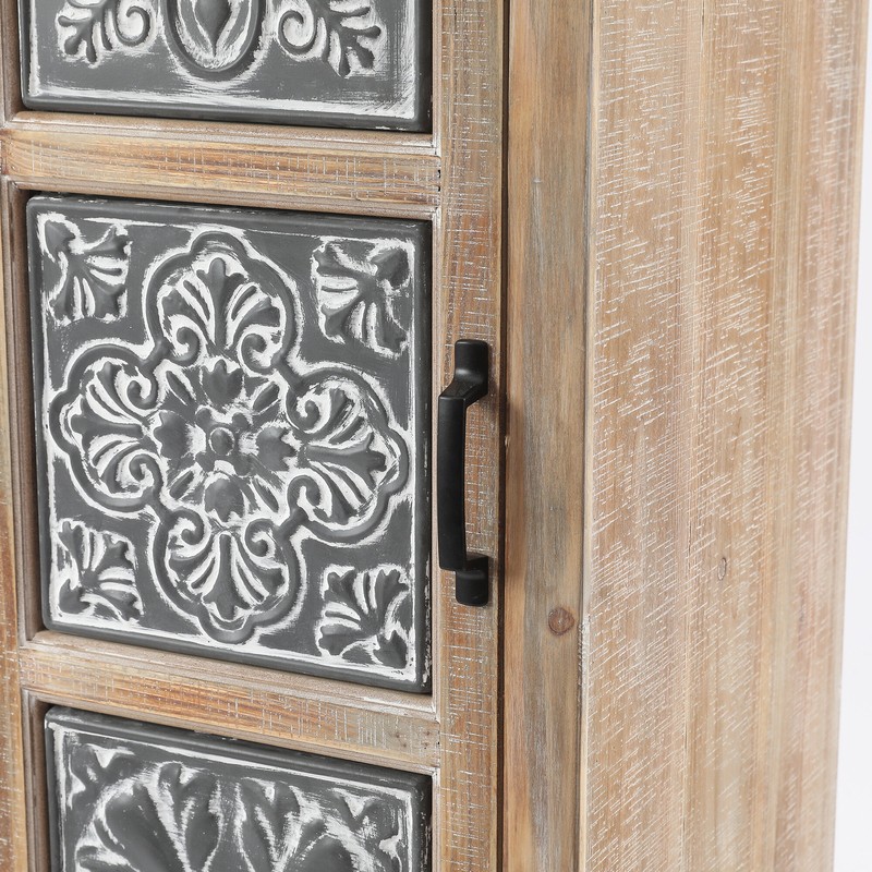 Habib 48.1'' Tall 1 - Door Accent Cabinet