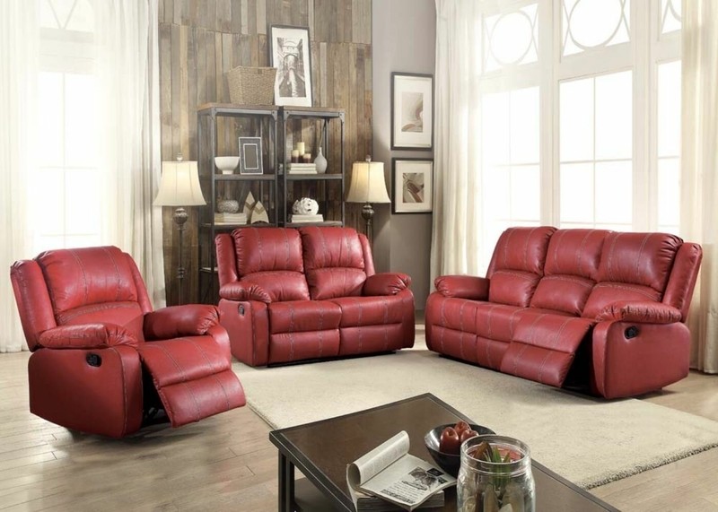 Hagar 60'' Faux Leather Pillow Top Arm Reclining Loveseat