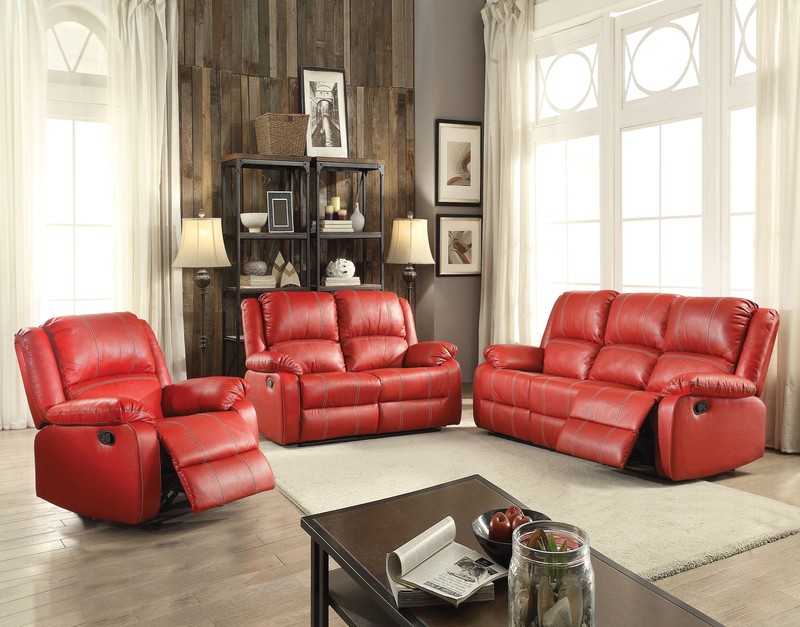 Hagar 60'' Faux Leather Pillow Top Arm Reclining Loveseat
